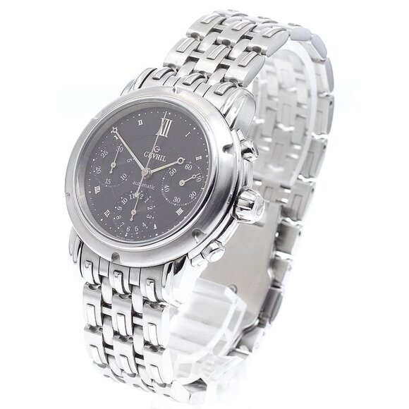 Gevril Greenwich K0111 Chronograph black Dial Automatic Men's Watch_894221 - Picture 1 of 7